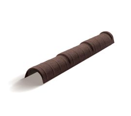 Конек полукруглый тройной