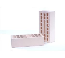 Кирпич одинарный лицевой цветной фигурный пустотелый