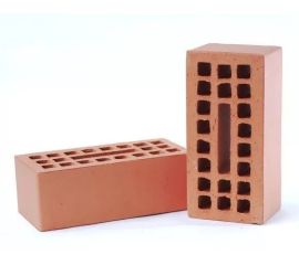 Кирпич одинарный лицевой цветной с надрезом пустотелый