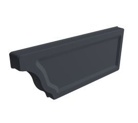 Заглушка желоба правая