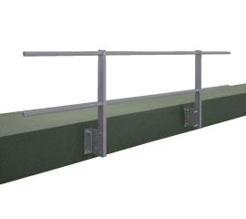 Кровельное ограждение д/парапета с бок. креплениемХ/К 0,9*2м