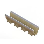 Лотки водоотводные полимербетонные CompoMax Drive DN150 с внутренним уклоном h215-320 под решетки кл.С