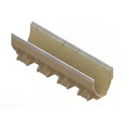 Лотки водоотводные полимербетонные CompoMax Drive DN200 каскадом h210-410 под решетки кл.D, Е