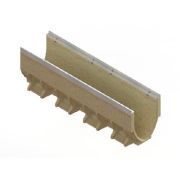 Лотки водоотводные полимербетонные CompoMax Drive DN200 с внутренним уклоном h215-410 под решетки кл.D, Е