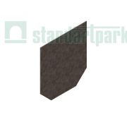 Заглушка торцевая стальная для лотка водоотводного бетонного 6171-Б-D