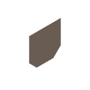 Заглушка торцевая стальная для лотка водоотводного бетонного 4749-D