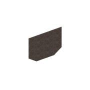 Заглушка торцевая стальная оцинкованная для лотка водоотводного бетонного 6191-5Б