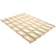 Металлочерепица классик 0,5 Satin RAL 1015 светлая слоновая кость