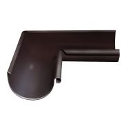 Угол желоба внутренний Grand Line 90 гр 125 мм RAL 8017 шоколад