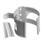 Кронштейн трубы Grand Line на дерево 100мм RAL 9003 сигнальный белый