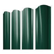 Штакетник Круглый фигурный 0,45 PE-Double RAL 6005 зеленый мох