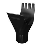 Воронка Grand Line 125/90 мм RAL 9005 черный