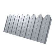 Профнастил С10B фигурный 0,5 Satin с пленкой RAL 9003 сигнальный белый