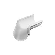 Угол желоба внутренний Grand Line 135 гр 150 мм RAL 9003 сигнальный белый