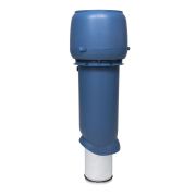 Выход вытяжки 160х225х700 ИЗ синий с колпаком