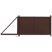 Ворота откатные Estet 2,0х4,5 RAL 8017