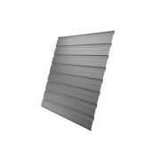Профнастил С10В 0,5 Satin RAL 9006 бело-алюминиевый