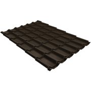 Металлочерепица классик 0,45 Drap RR 32 темно-коричневый