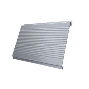 Вертикаль 0,2 gofr 0,5 Satin с пленкой RAL 9006 бело-алюминиевый