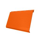 Вертикаль 0,2 gofr 0,45 PE с пленкой RAL 2004 оранжевый