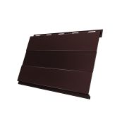 Вертикаль 0,2 Grand Line prof 0,5 Quarzit lite с пленкой RAL 8017 шоколад