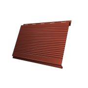 Вертикаль 0,2 gofr 0,45 PE с пленкой RAL 8004 терракота