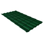 Металлочерепица кредо 0,45 PE RAL 6005 зеленый мох