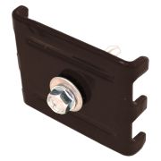 Крепление Скоба и саморез 5,5х32 RAL 8017