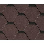 Мягкая черепица "Тема" коричневая, 3м2