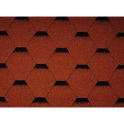 Мягкая черепица "Тема" красный, 3м2