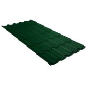 Металлочерепица квинта плюс 0,45 Drap RAL 6005 зеленый мох