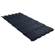 Металлочерепица квинта плюс 0,45 Drap RAL 7024 мокрый асфальт
