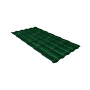 Металлочерепица кредо 0,45 Drap RAL 6005 зеленый мох