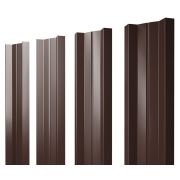 Штакетник М-образный А 0,5 Velur RAL 8017 шоколад