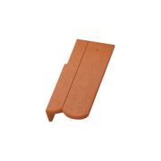 Боковая цементно-песчанная черепица 3/4 Braas Ревива левая, красный