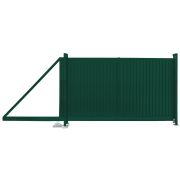 Ворота откатные Estet 2,0х3,5 RAL 6005
