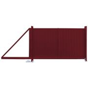 Ворота откатные Estet 2,0х3,5 RAL 3005