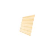 Профнастил С20А 0,5 Satin с пленкой RAL 1015 светлая слоновая кость