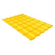 Металлочерепица кредо 0,45 PE RAL 1018 цинково-желтый