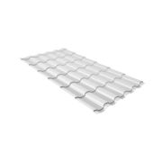 Металлочерепица кредо 0,45 PE RAL 9003 сигнальный белый