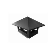 Дымник на трубу 520х390мм 0,45 PE с пленкой RAL 7024 мокрый асфальт