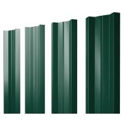 Штакетник М-образный А 0,5 Satin RAL 6005 зеленый мох