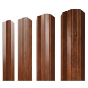 Штакетник М-образный А фигурный 0,45 Print Elite Rowan TwinColor