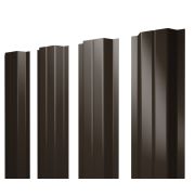 Штакетник П-образный А 0,5 Quarzit lite RR 32 темно-коричневый