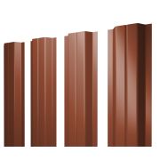 Штакетник П-образный А 0,5 Velur RAL 8004 терракота