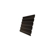 Профнастил С20В Grand Line 0,5 GreenCoat Pural BT, matt RR 32 темно-коричневый (RAL 8019 серо-коричневый)