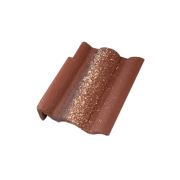 Боковая цементно-песчаная черепица Braas Адриа левая, красный