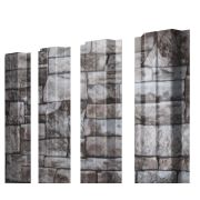 Штакетник П-образный А 0,45 Print Elite Fine Stone TwinColor