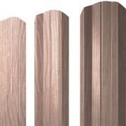 Штакетник М-образный В фигурный 0,45 Print Elite White Wood TwinColor