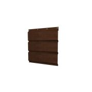 Софит металлический без перфорации 0,45 Print Elite с пленкой Antique Wood TwinColor